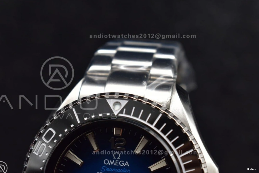 Black TF 6000M SS Dial SS Deep A2824 Blue Bezel Best 1:1 Ceramic Seamaster Bracelet Edition Ultra on 1223
